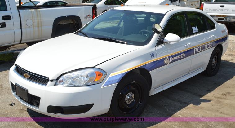 image for item G3616 2012 Chevrolet Impala Police Cruiser
