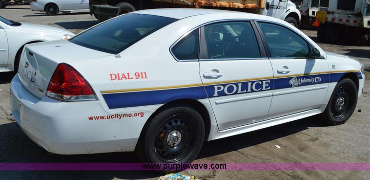 image for item G3616 2012 Chevrolet Impala Police Cruiser