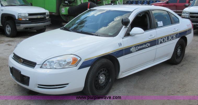 image for item G3623 2011 Chevrolet Impala Police Cruiser