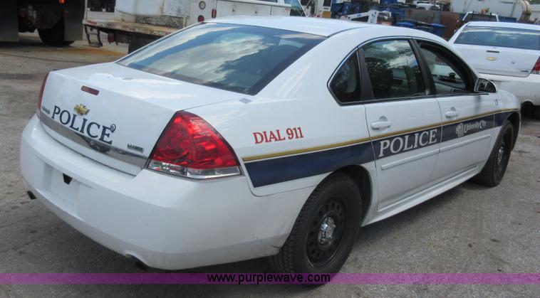 image for item G3623 2011 Chevrolet Impala Police Cruiser