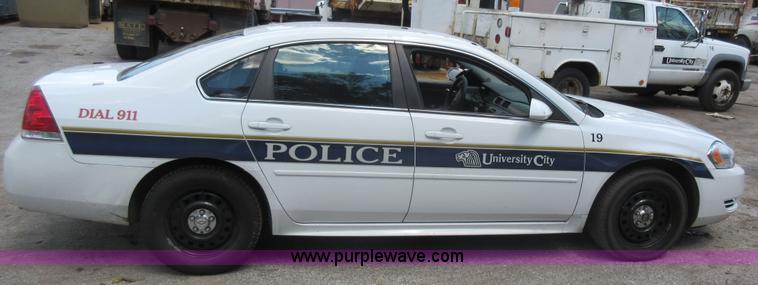 image for item G3623 2011 Chevrolet Impala Police Cruiser