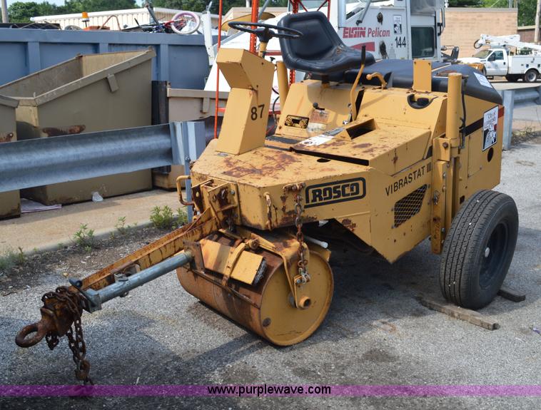 image for item G3631 Rosco Vibrostat III vibratory double drum roller