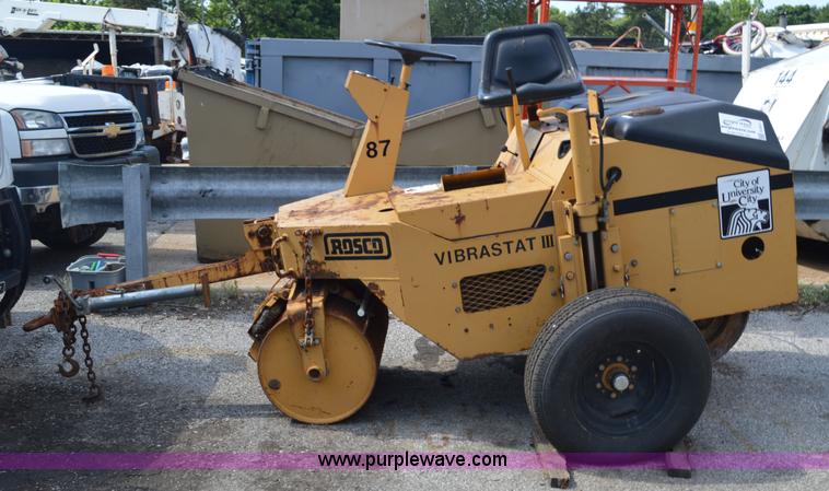 image for item G3631 Rosco Vibrostat III vibratory double drum roller