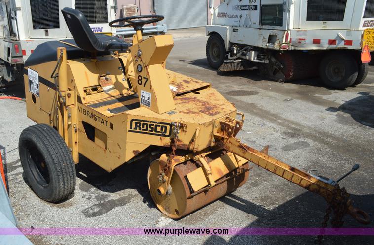 image for item G3631 Rosco Vibrostat III vibratory double drum roller