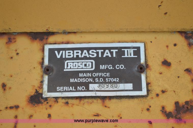image for item G3631 Rosco Vibrostat III vibratory double drum roller