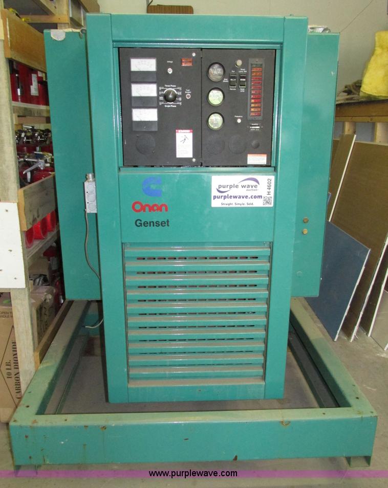 image for item H4602 1993 Onan 350DFCC generator