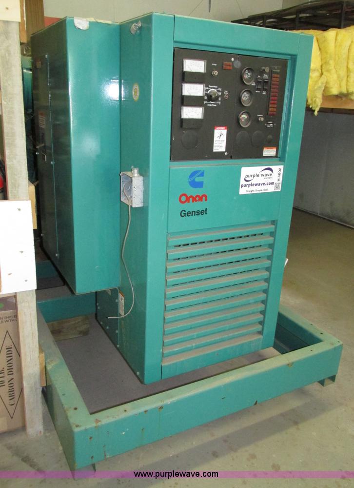 image for item H4602 1993 Onan 350DFCC generator