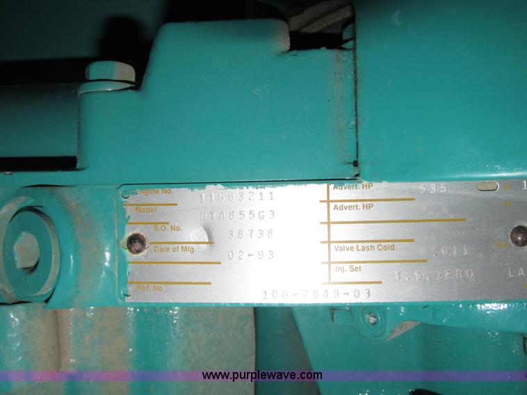 image for item H4602 1993 Onan 350DFCC generator