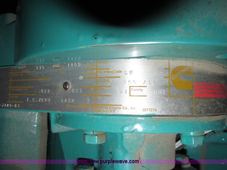 image for item H4602 1993 Onan 350DFCC generator