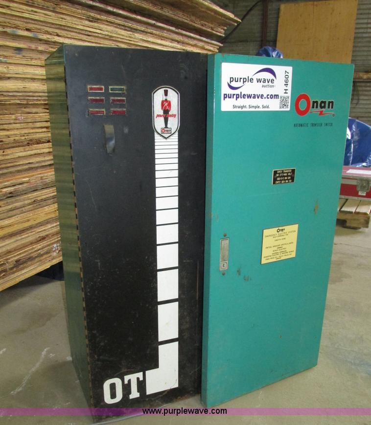 image for item H4607 Onan automatic transfer switch