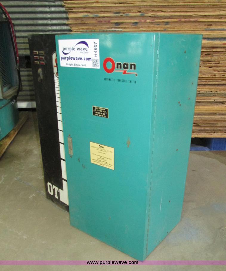 image for item H4607 Onan automatic transfer switch