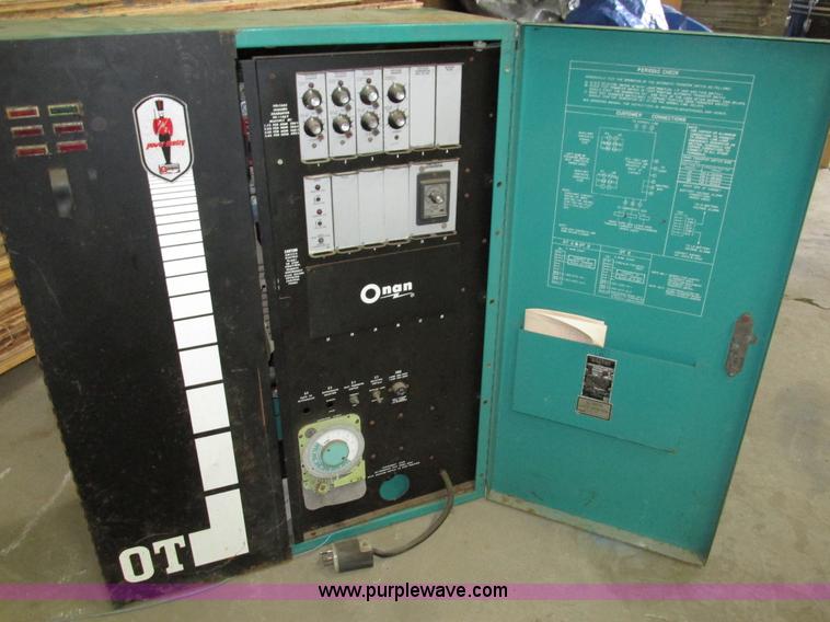 image for item H4607 Onan automatic transfer switch