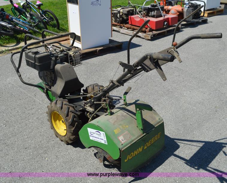 image for item I4502 John Deere 820R rear tine tiller