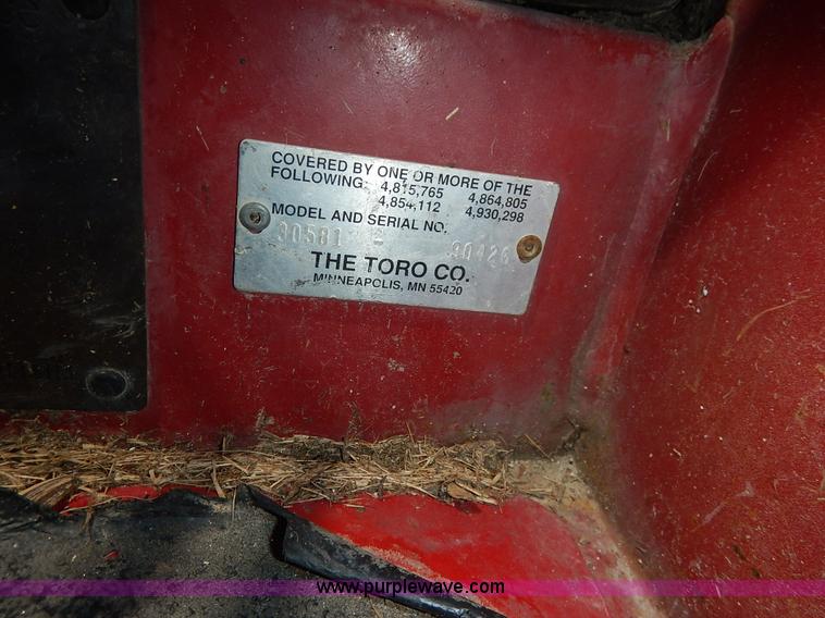 image for item J3753 Toro Groundmaster 580D lawn mower