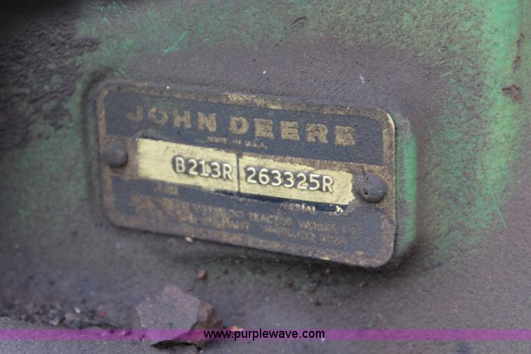 image for item J5896 1972 John Deere 4000 tractor
