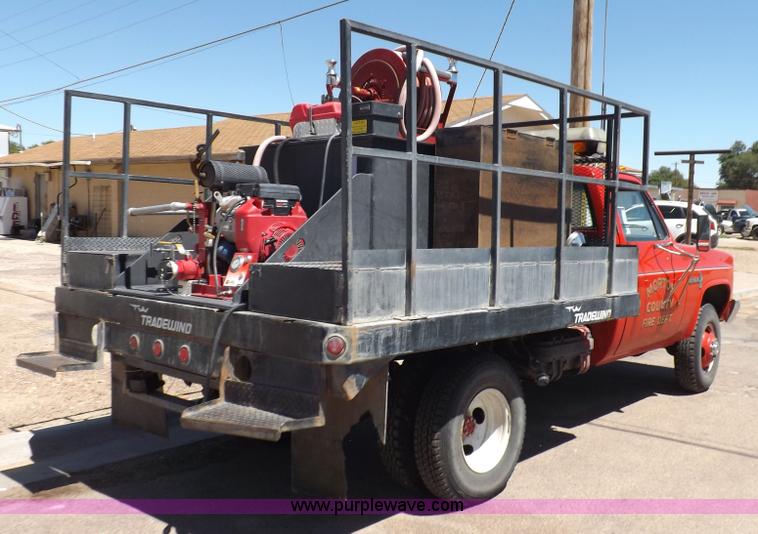 image for item J6938 1982 Chevrolet Custom Deluxe 30 fire truck