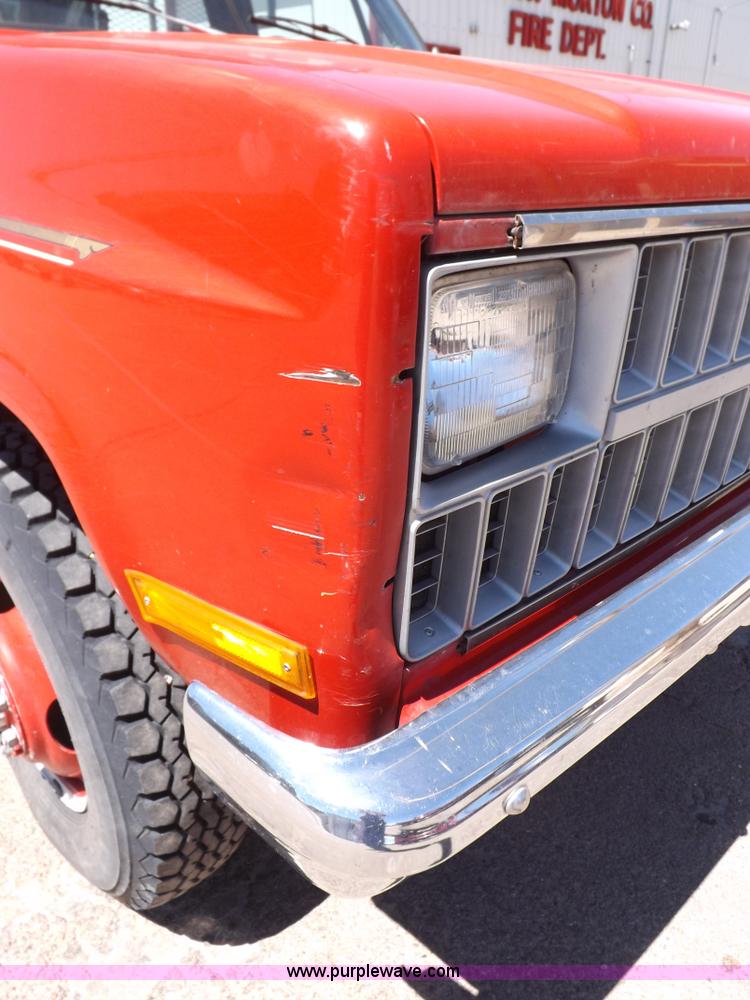 image for item J6938 1982 Chevrolet Custom Deluxe 30 fire truck