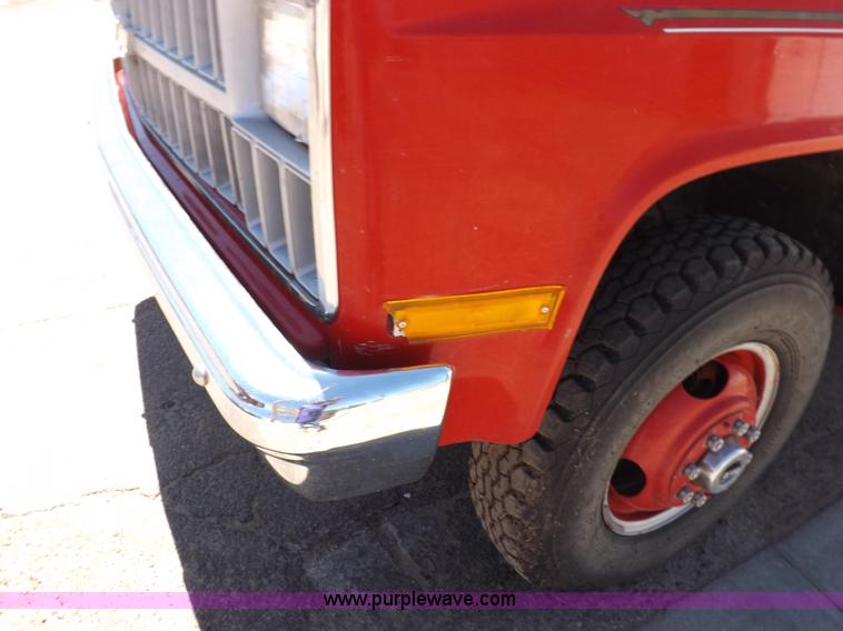 image for item J6938 1982 Chevrolet Custom Deluxe 30 fire truck