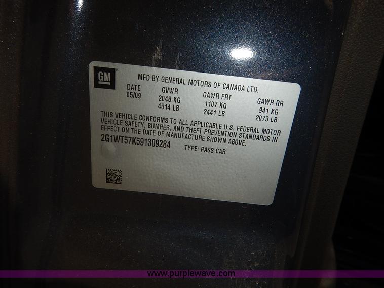 image for item K1507 2009 Chevrolet Impala LT