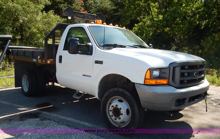 image for item K1515 2000 Ford F450 Super Duty XL dump flatbed truck