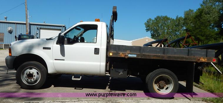 image for item K1515 2000 Ford F450 Super Duty XL dump flatbed truck