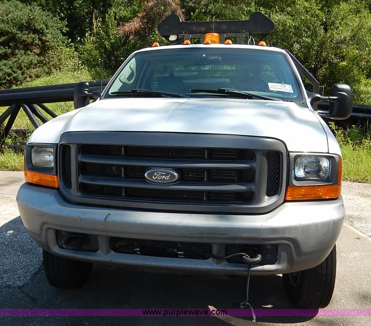 image for item K1515 2000 Ford F450 Super Duty XL dump flatbed truck