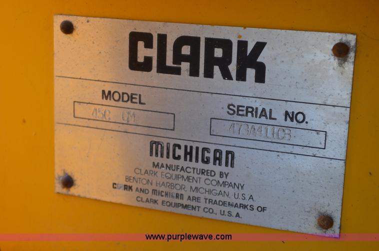 image for item K6040 Clark Michigan 45C wheel loader