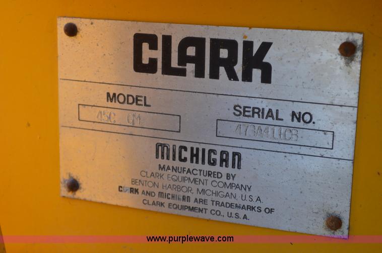 image for item K6040 Clark Michigan 45C wheel loader