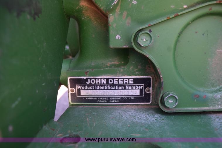 image for item K6043 John Deere 870 tractor