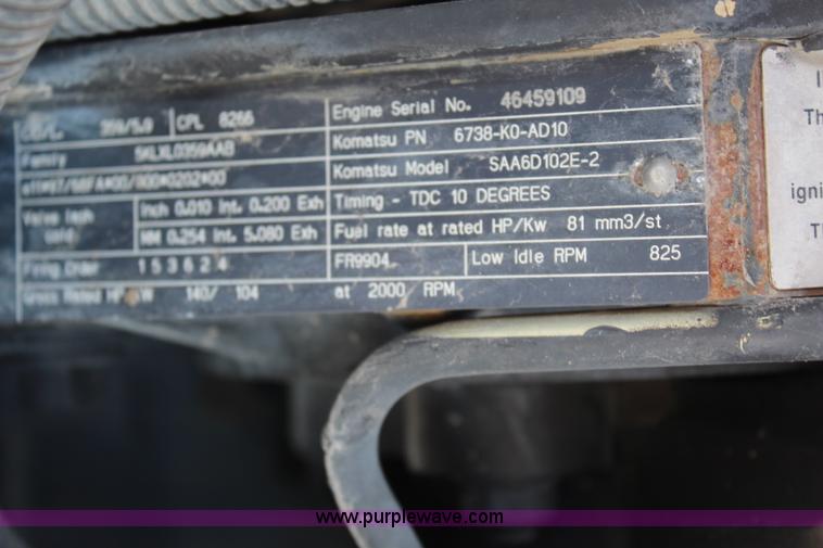 image for item K6983 2005 Komatsu WA250-5L wheel loader