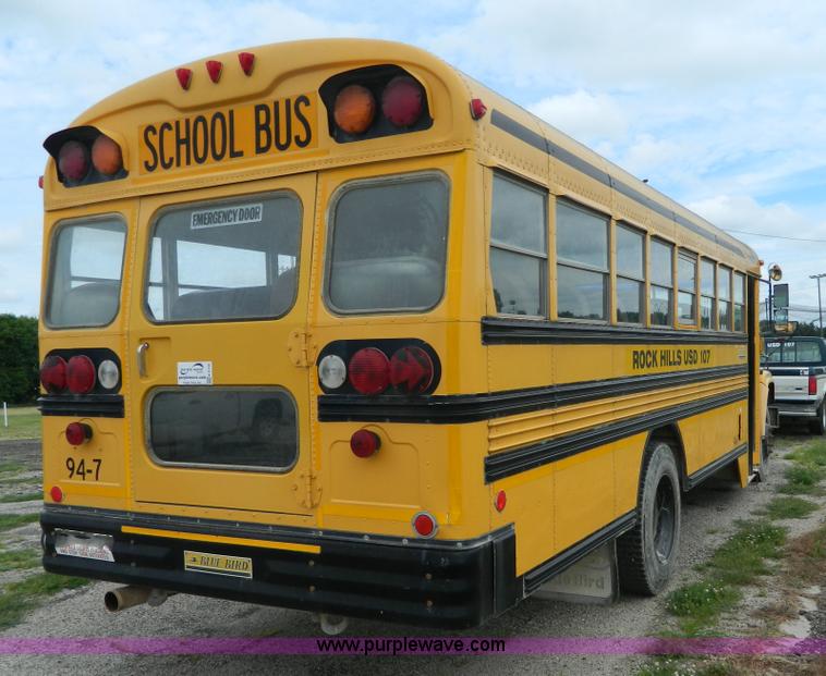 image for item K8138 1995 Blue Bird B7 school bus