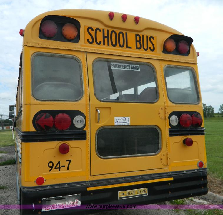 image for item K8138 1995 Blue Bird B7 school bus