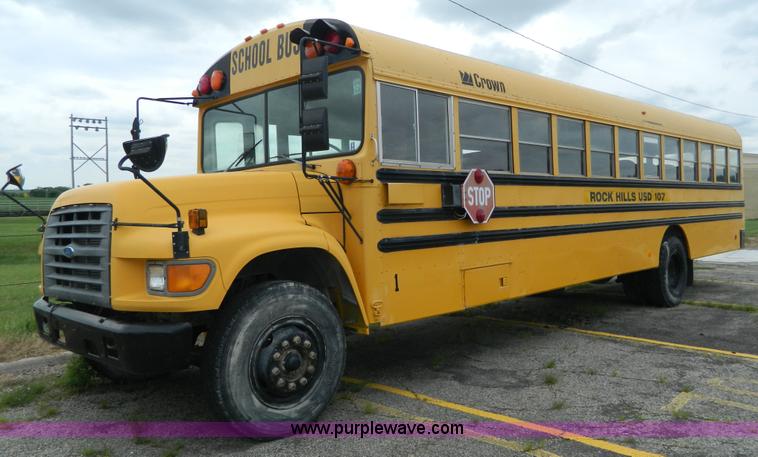 image for item K8140 1997 Ford Carpenter school bus