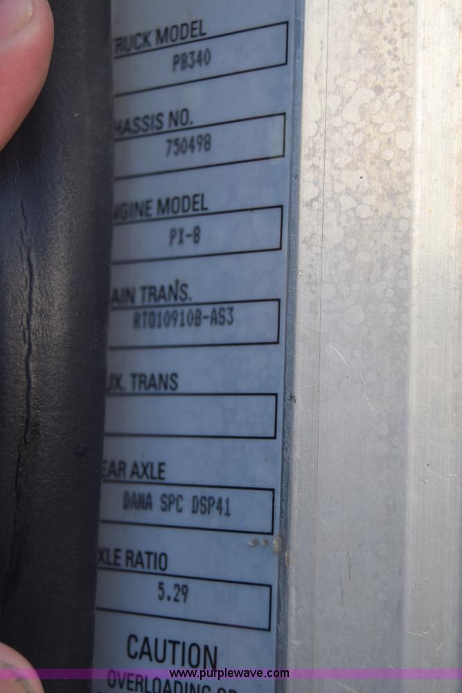 image for item L2748 2008 Peterbilt PB340 dump truck