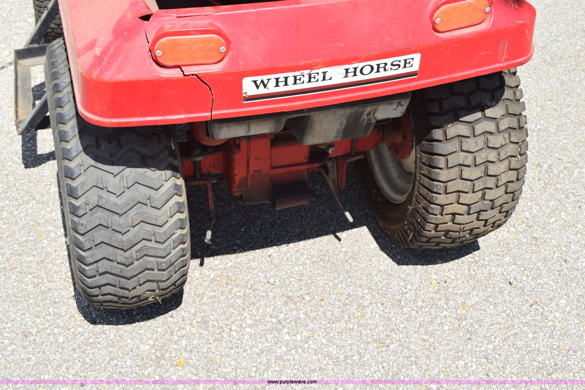 Wheel Horse C145 lawn tractor in Salina, KS Item BI9422 sold Purple