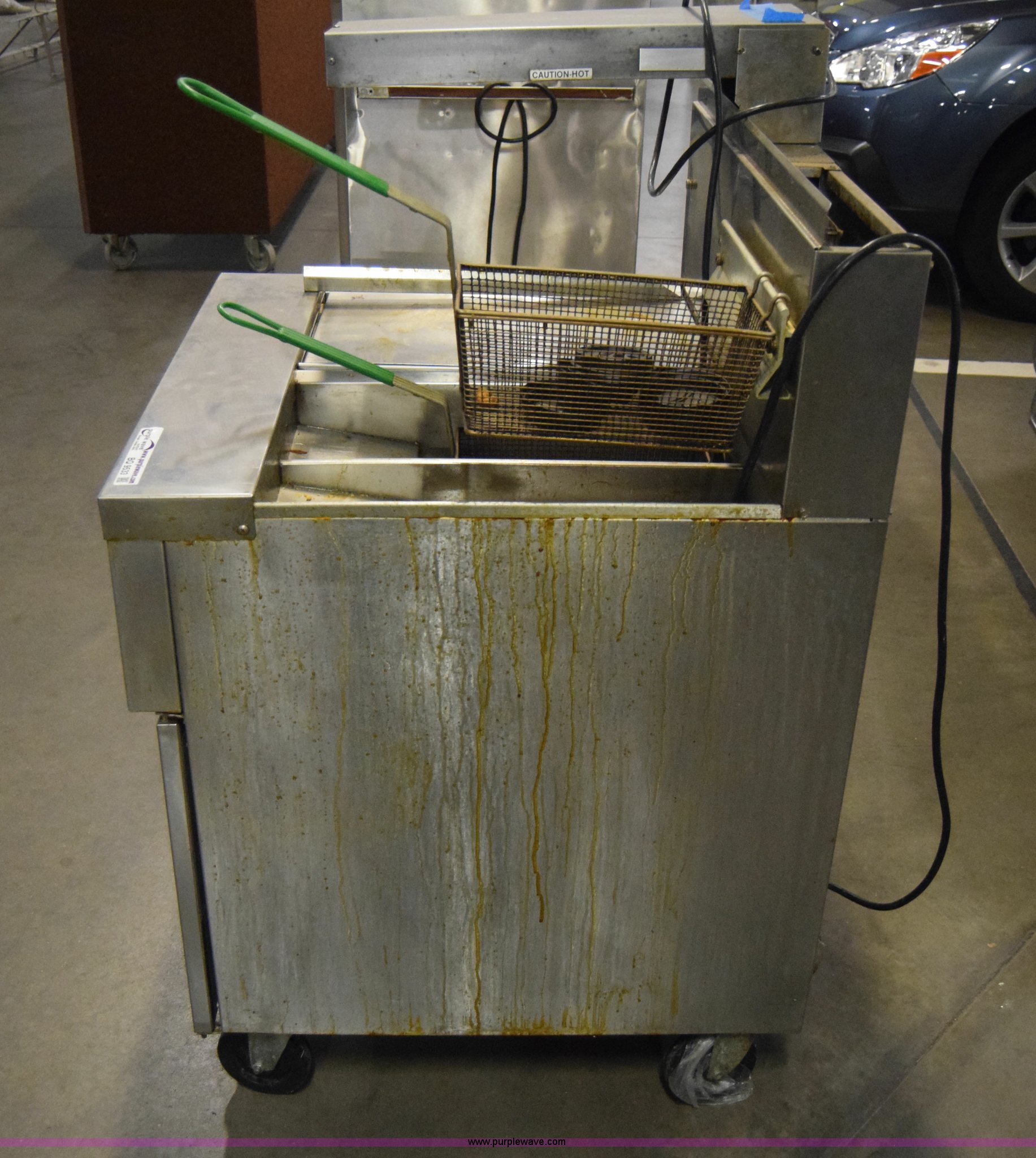 Frymaster Filter Magic II deep fryer with builtin warmer in Wichita