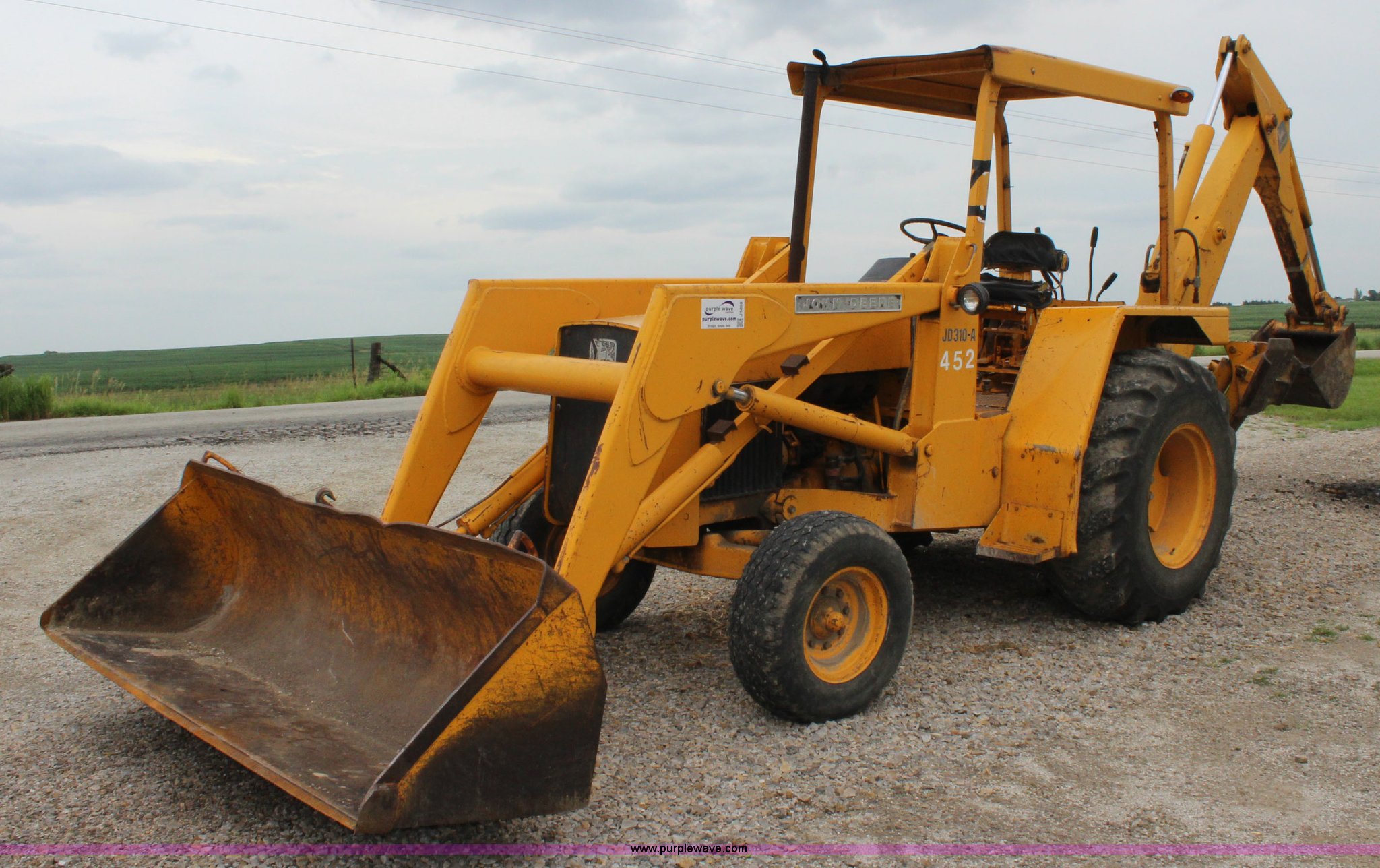 1979 John Deere 310a Backhoe In Lancaster Ks Item J5898 Sold