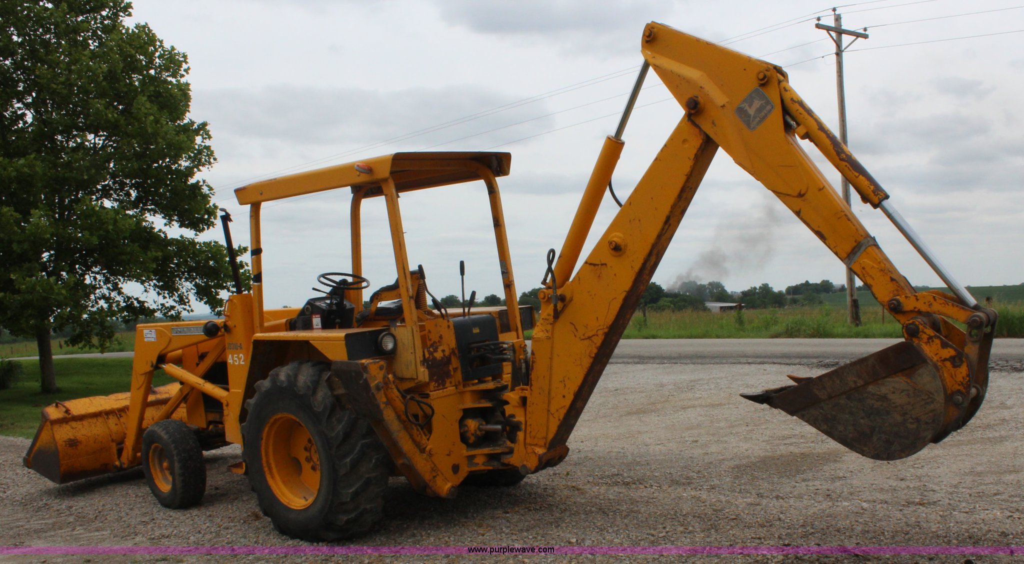 1979 John Deere 310A backhoe in Lancaster, KS Item J5898 sold