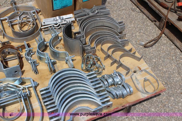 image for item BB9460 Assorted clevis clamps and straps