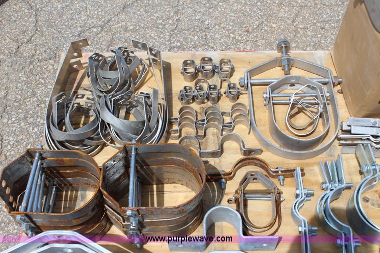 image for item BB9460 Assorted clevis clamps and straps