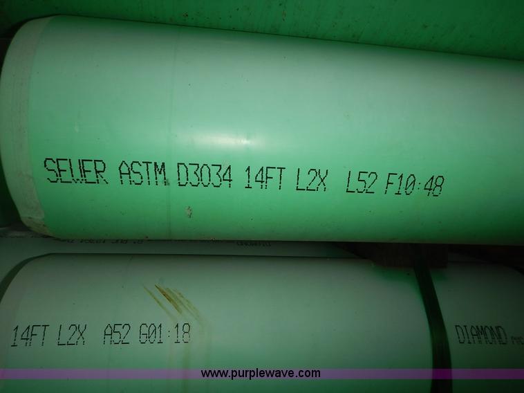 image for item BQ9258 Approximately 36 Diamond PVC sewer pipes