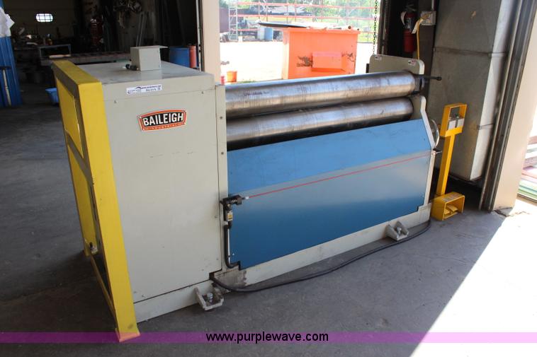 image for item BQ9376 2014 Baileigh Industrial hydraulic plate roll