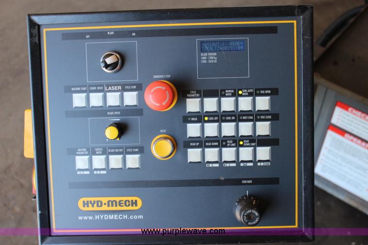 image for item BQ9377 2013 Hyd-Mech S-20P semi-automatic bandsaw