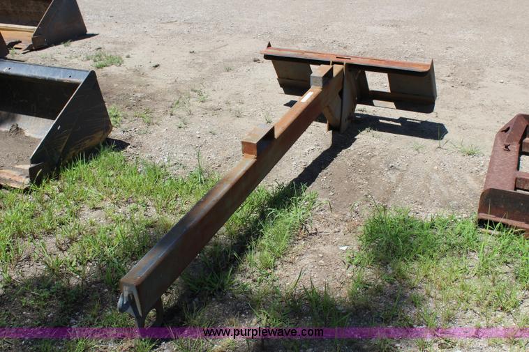 image for item BQ9384 Adjustable skid steer mount jib boom