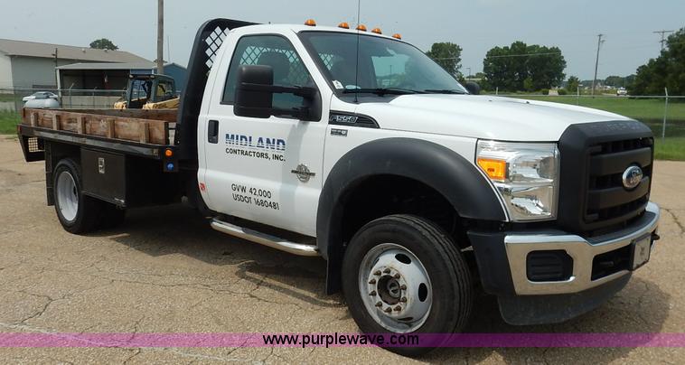 image for item J3779 2011 Ford F550 flatbed truck