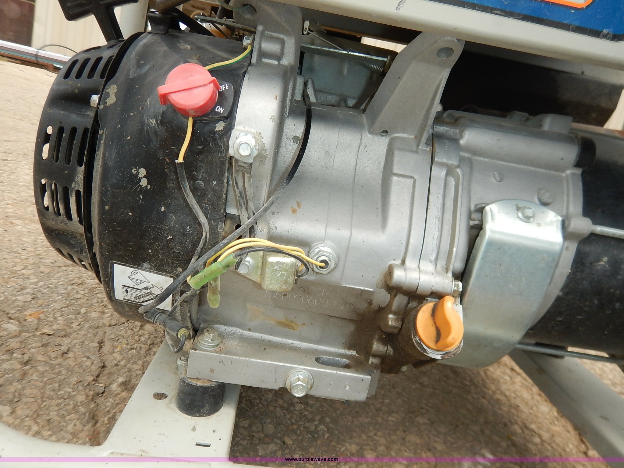 Centurion 5000 generator in Topeka, KS Item BO9895 sold Purple Wave