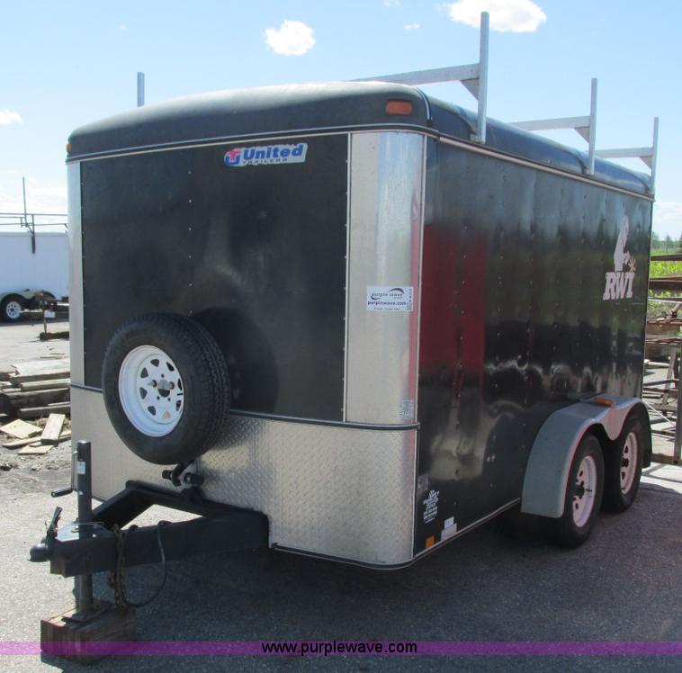 image for item K6512 2005 United Trailers enclosed cargo trailer
