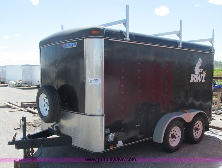 image for item K6512 2005 United Trailers enclosed cargo trailer