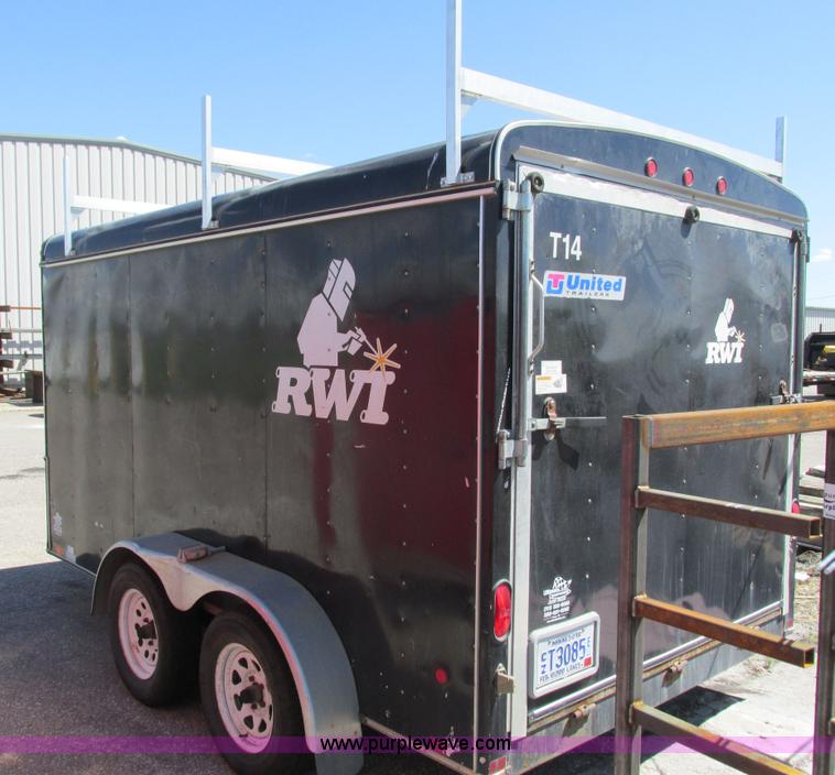 image for item K6512 2005 United Trailers enclosed cargo trailer