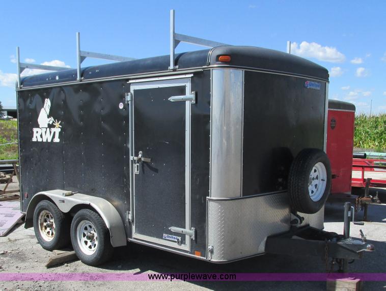 image for item K6512 2005 United Trailers enclosed cargo trailer